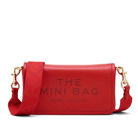 Marc Jacobs Red The Leather Mini Bag - Picture 1 of 8